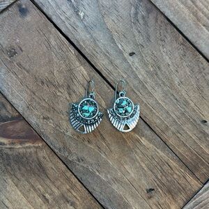 Silver and Turquoise Earrings